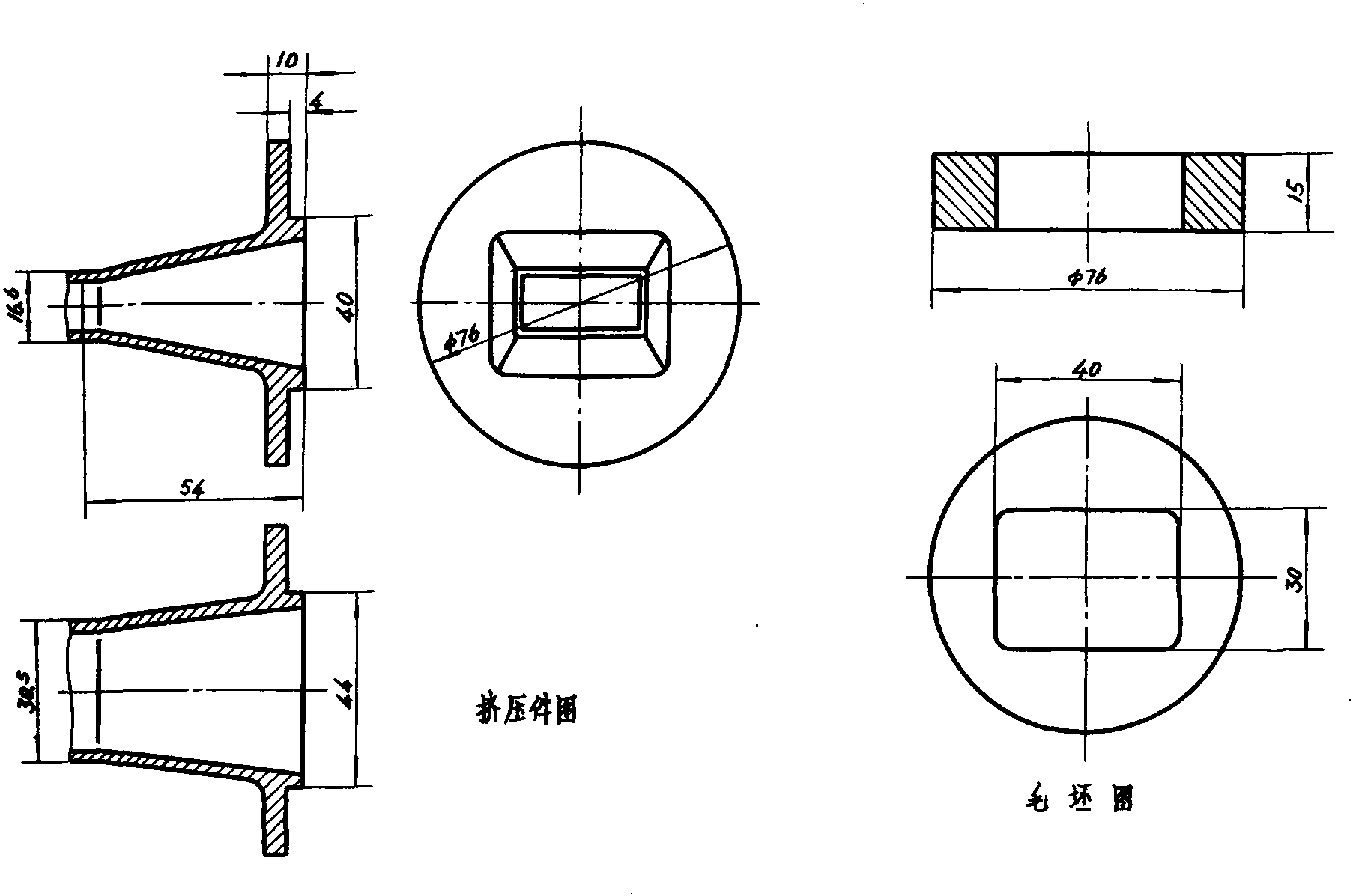 热挤压模